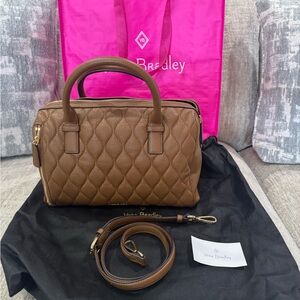 Vera Bradley Brown Quilted Handbag